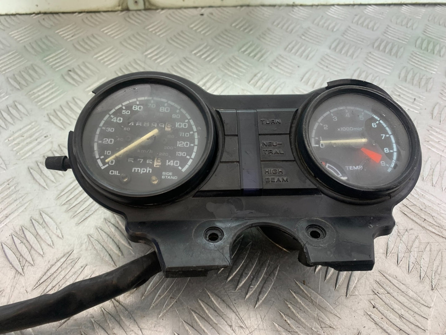 HONDA NTV 600 REVERE CLOCKS SPEEDO DASH (DAMAGED) YEAR 1988-1996  (CMB1281)