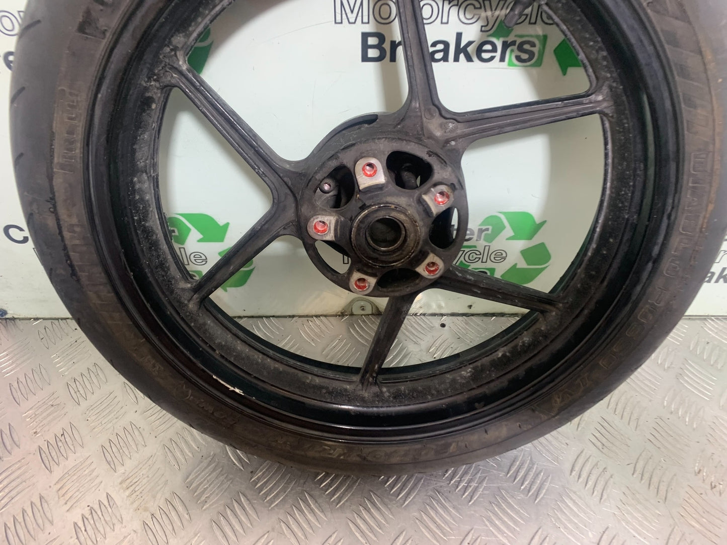 KAWASAKI ZX6R ZX6 R P7F P8F FRONT WHEEL  YEAR 2007-08 (CMB1165)