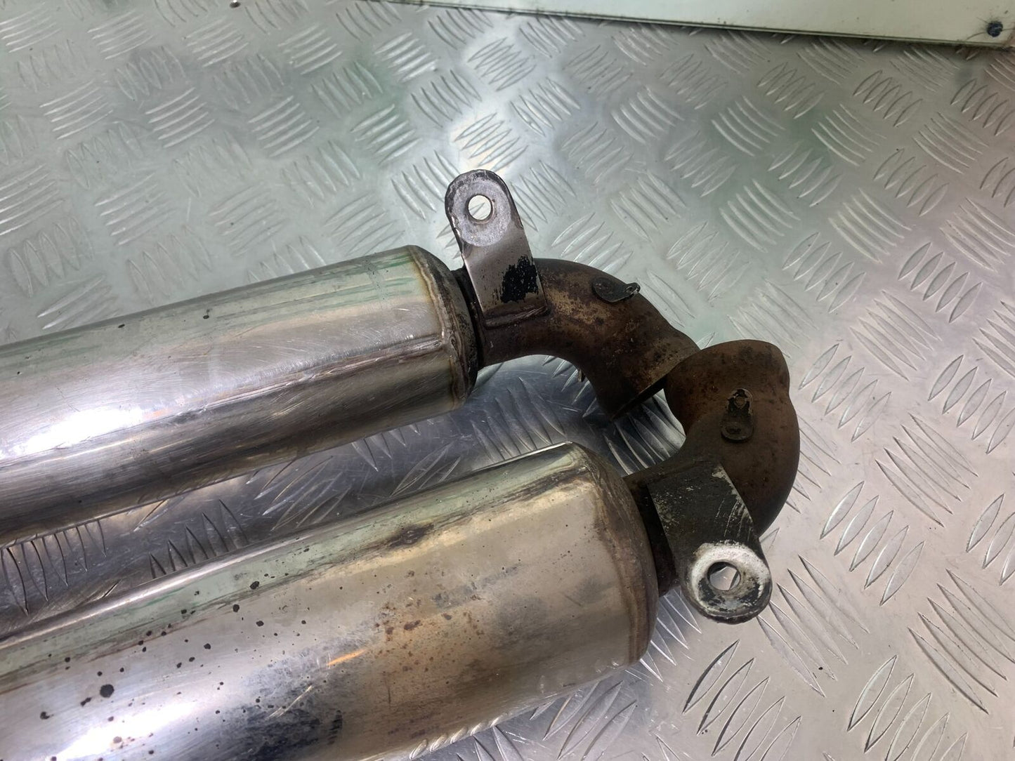 KTM 640 DUKE 2 SILENCERS YEAR 2000-2006 (STOCK 988)