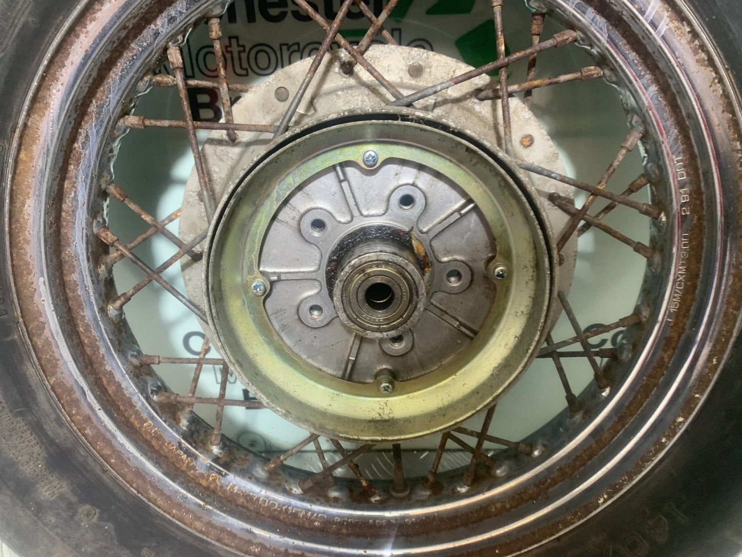 YAMAHA XV535 XV 535 VIRAGO REAR WHEEL  YEAR 1994-02 (CMB1139)