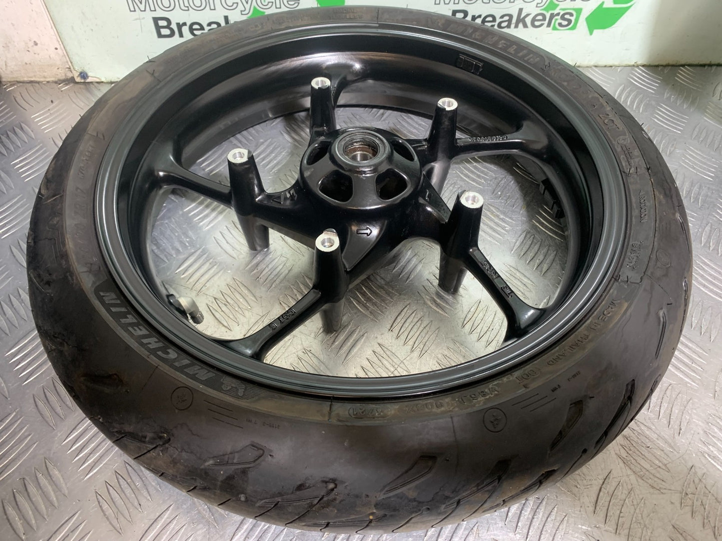TRIUMPH TRIDENT 660 FRONT WHEEL (GOOD TYRE)   YEAR 2021-2024 (CMB1295)