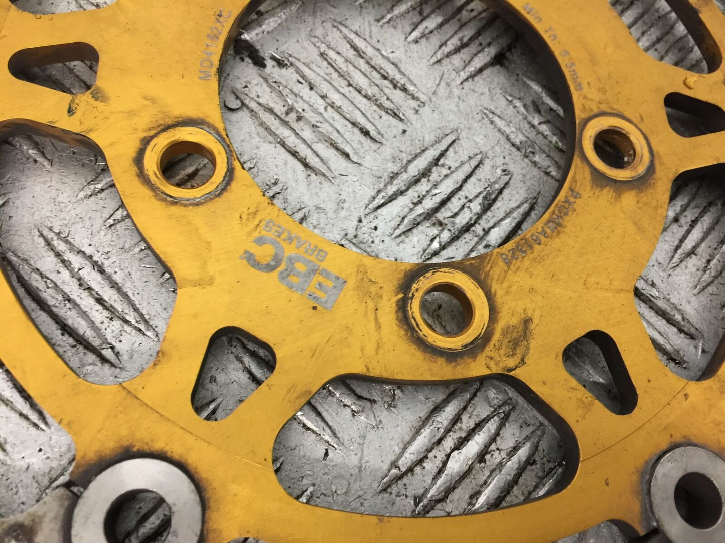 KAWASAKI ZX6R 1 X EBC FRONT BRAKE DISC   YEAR 2009-2012  (STOCK 897)