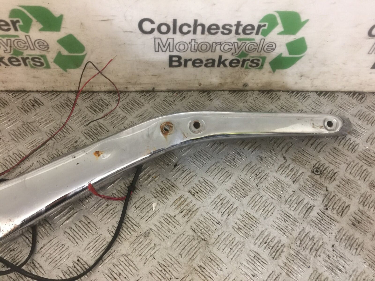SUZUKI VLR1800 VLR 1800 LEFT CHROME FRAME COVER  YEAR 2010 (STOCK 815)