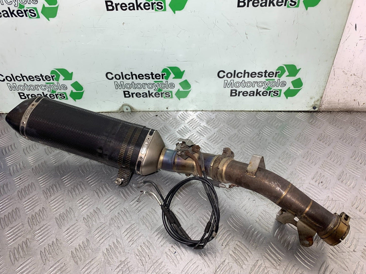 KAWASAKI ZX10R ZX10 R AKRAPOVIC CARBON SILENCER   2008-2010 (CMB1301)