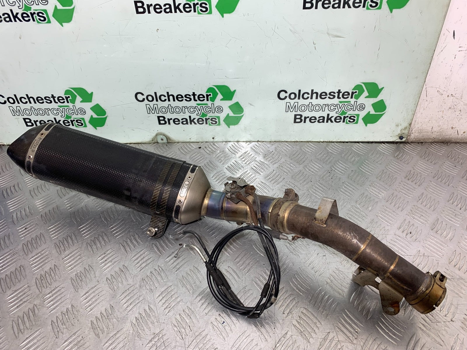KAWASAKI ZX10R ZX10 R AKRAPOVIC CARBON SILENCER   2008-2010 (CMB1301)