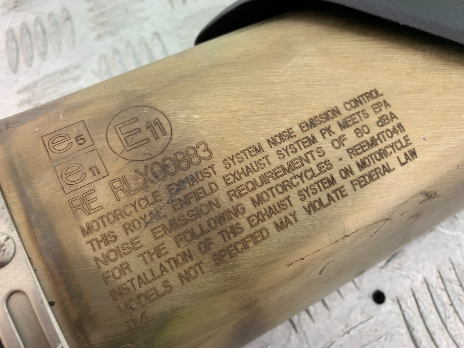 ROYAL ENFIELD HIMALAYAN 411 EXHAUST SILENCER YEAR 2018-2023 (STK1303)