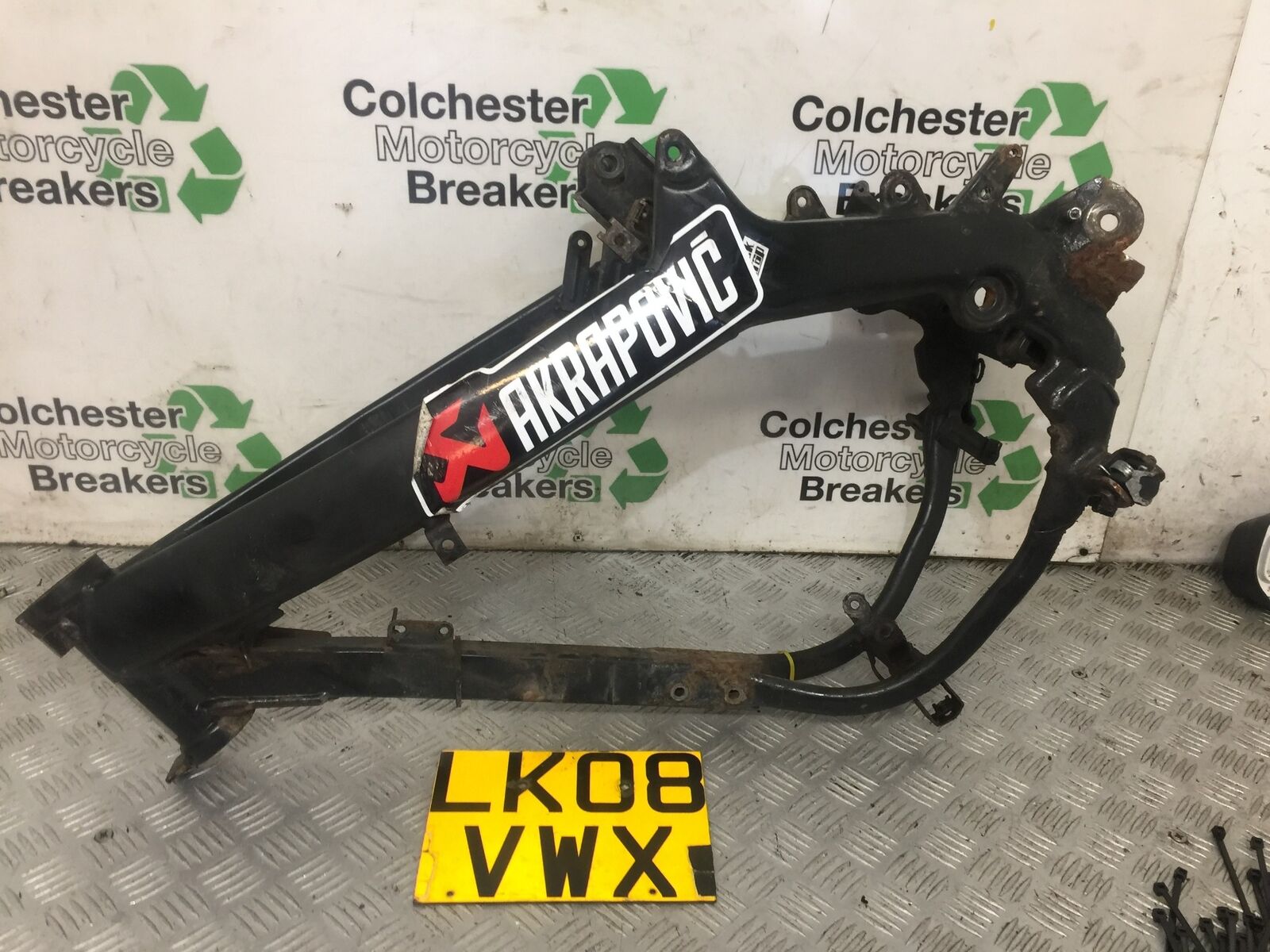YAMAHA XT125X XT125 X FRAME REG LOG BOOK   YEAR 2008  (STOCK 857)