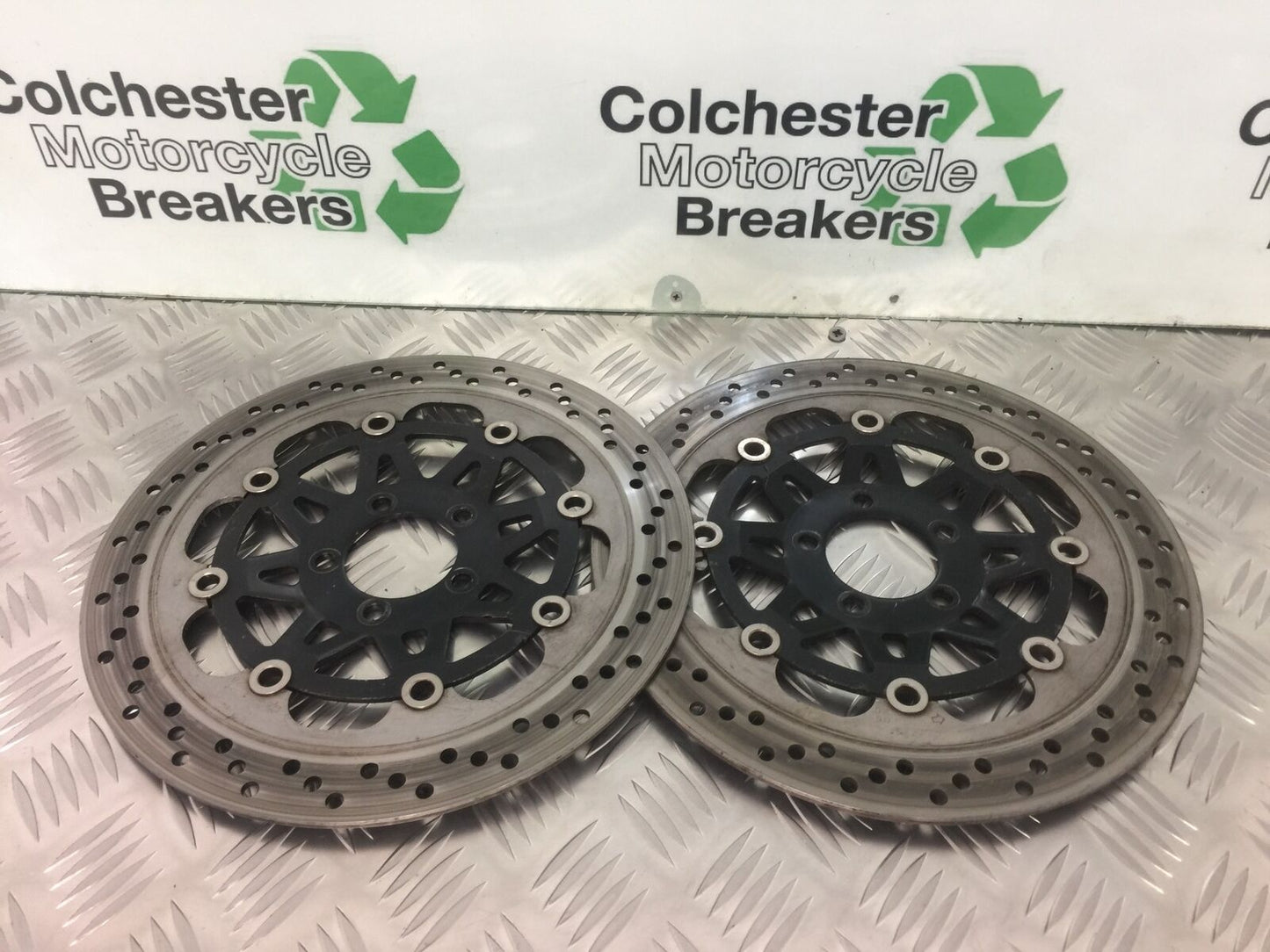 KAWASAKI ZX12R ZX12 R FRONT BRAKE DISCS   YEAR 2000 (STOCK 913)