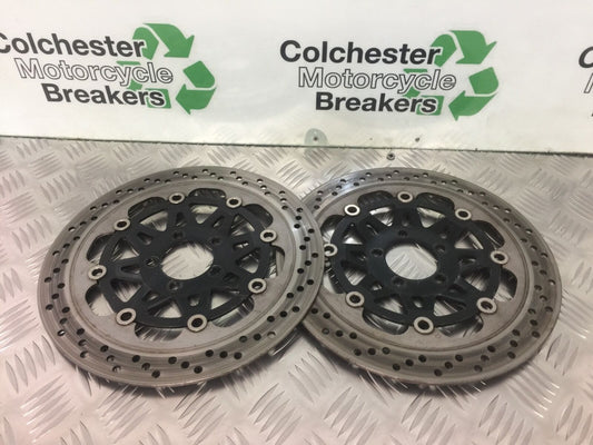 KAWASAKI ZX12R ZX12 R FRONT BRAKE DISCS   YEAR 2000 (STOCK 913)