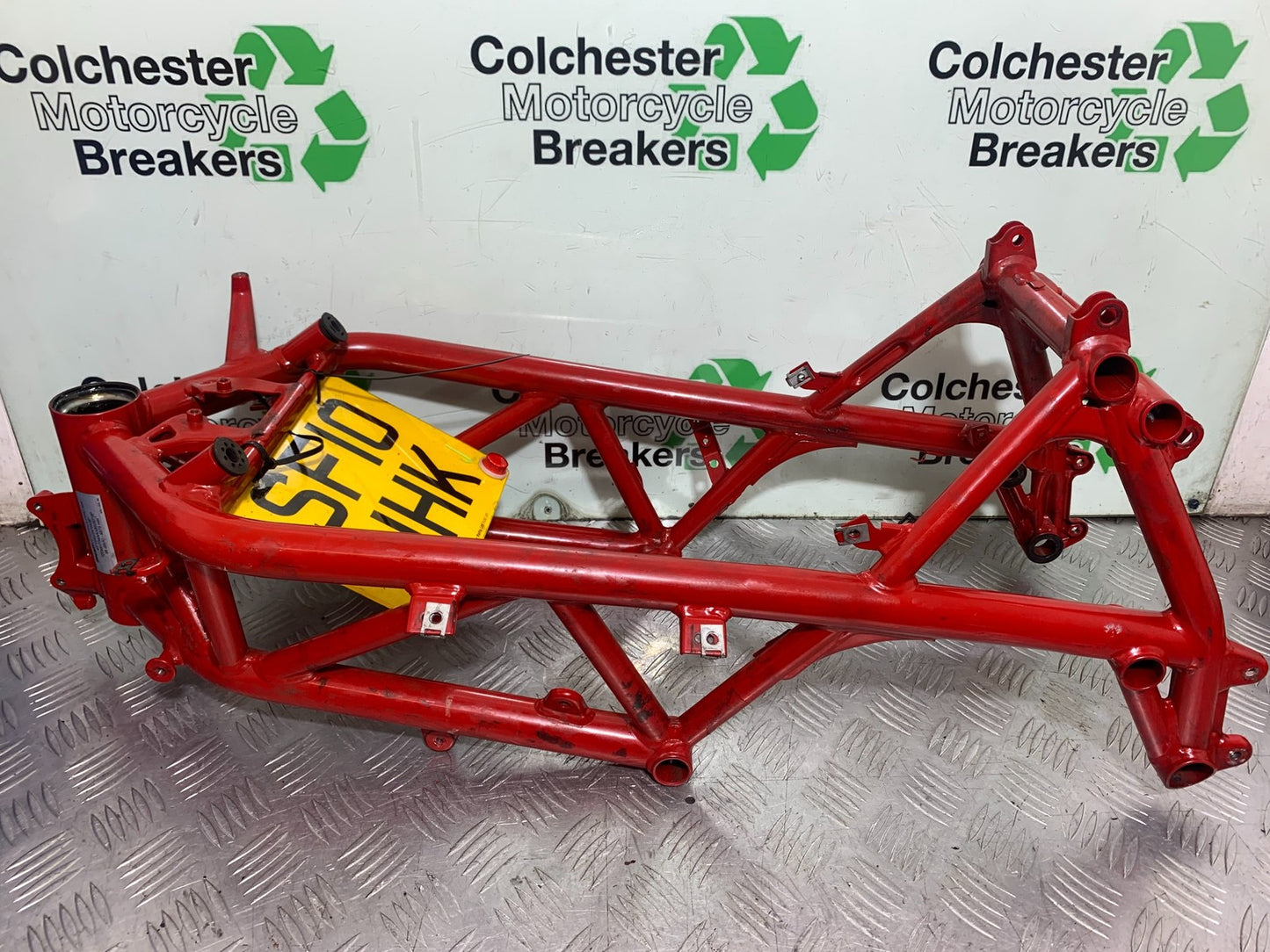 DUCATI 1198 S FRAME REG LOG BOOK  YEAR 2009-2011 (CMB1219)