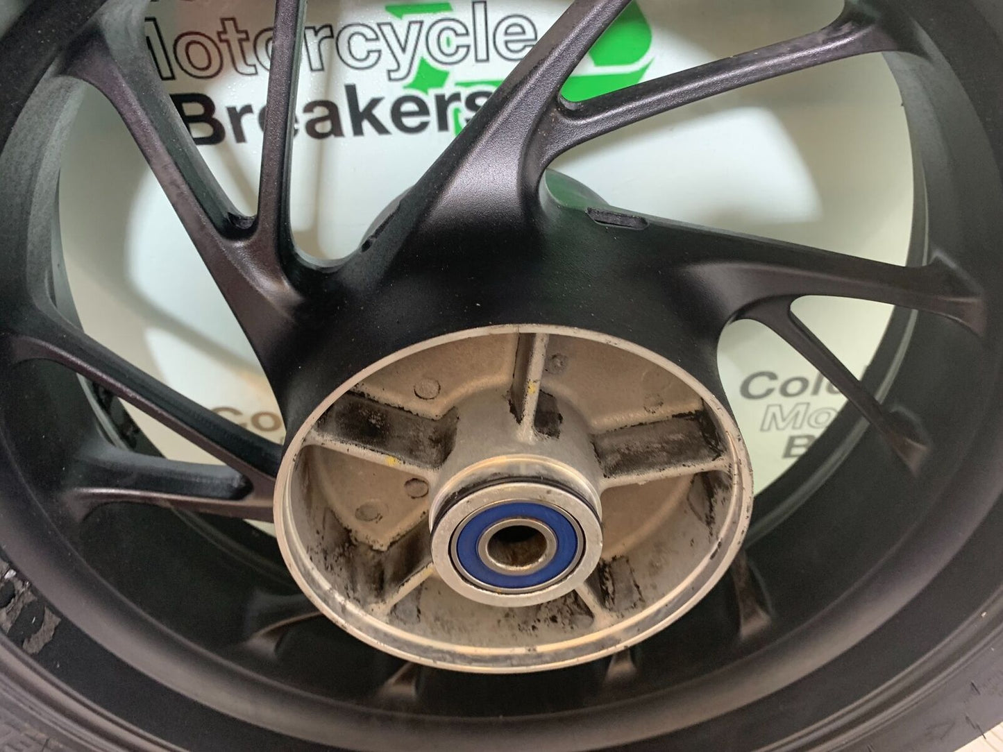 HONDA CBR650 F CBR 650F REAR WHEEL (GOOD TYRE) YEAR 2014-2017  (STOCK 998)