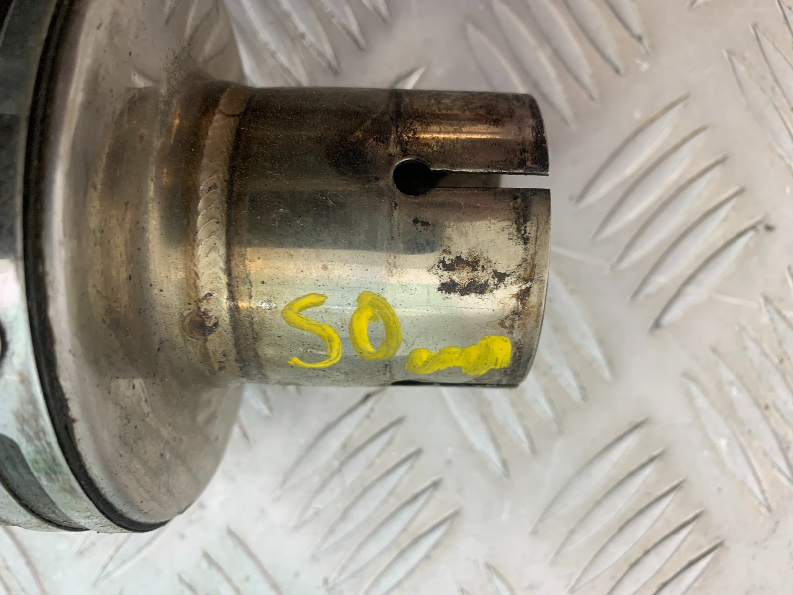 HONDA YAMAHA KAWASAKI SUZUKI 50 MM CARBON SILENCER