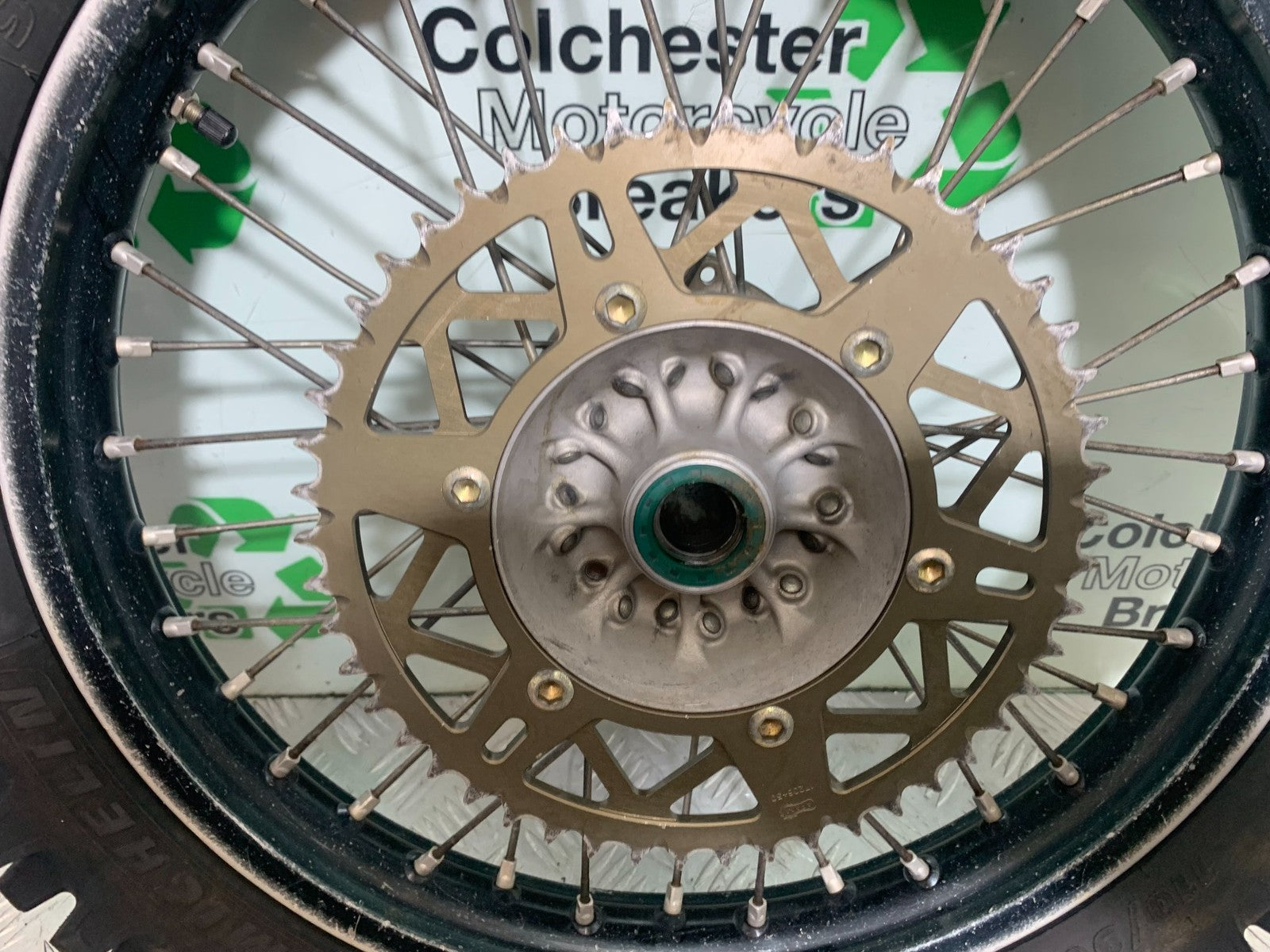 KAWASAKI KXF450 KXF 450 REAR WHEEL YEAR 2013 CMB1217)