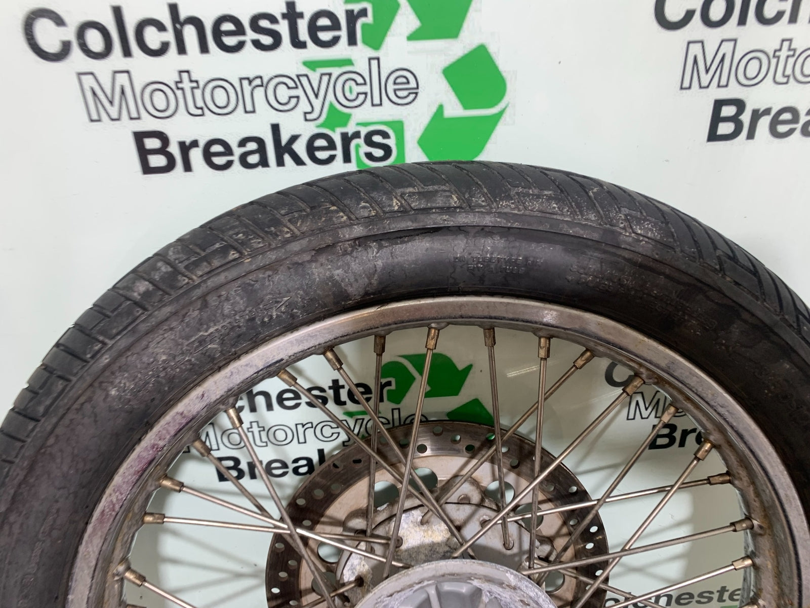 ROYAL ENFIELD BULLET 500 EFI FRONT WHEEL AND DISC  YEAR 2016 (CMB1153)