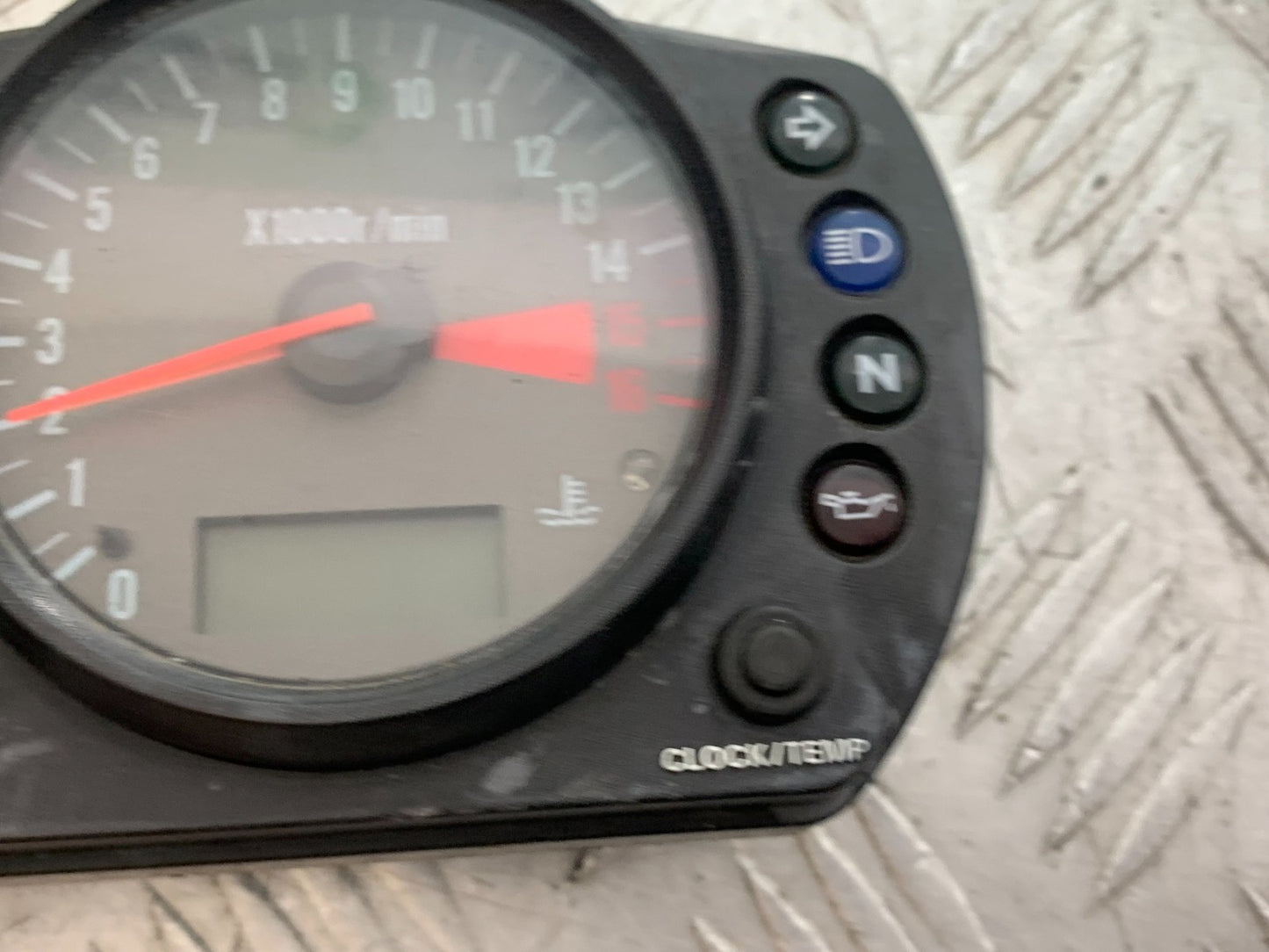 KAWASAKI ZX6R ZX6 J CLOCKS SPEEDO DASH YEAR 2000 (CMB1312)
