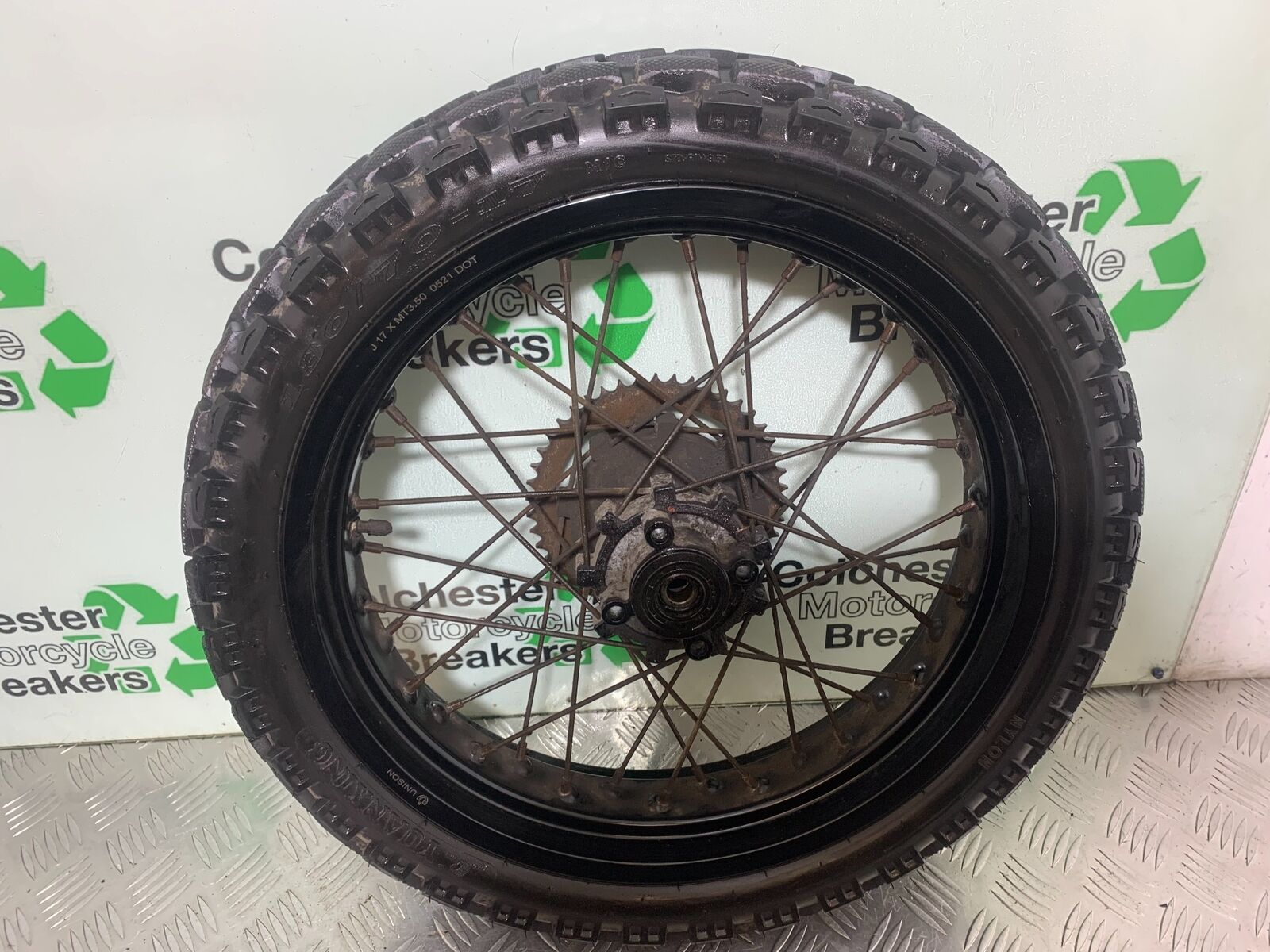 BLUROC LEGEND 125 REAR WHEEL   YEAR 2022  (CMB1041)