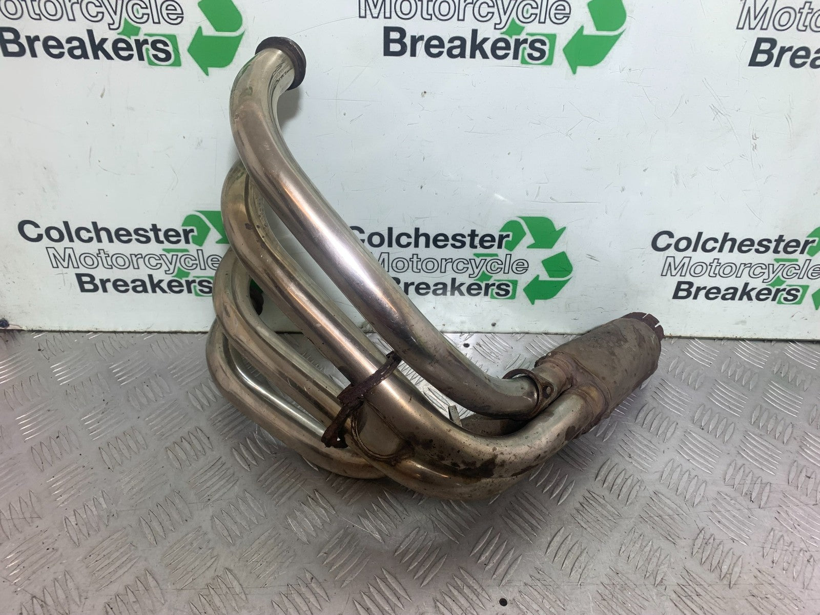 SUZUKI GSX750 INAZUMA DOWNPIPES (DAMAGED) YEAR 1998-2003 (CMB1308)
