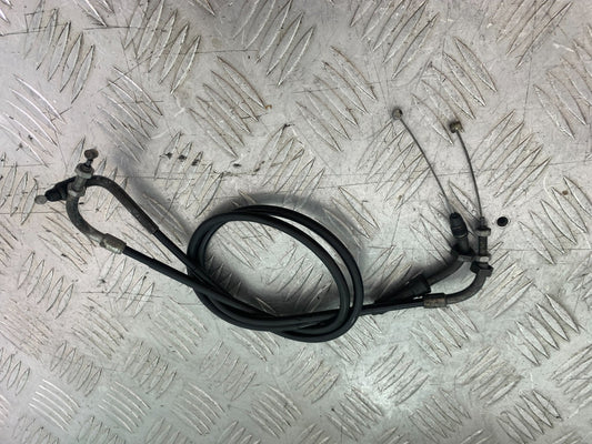 APRILIA RSV1000 R FACTORY MILLE THROTTLE CABLES   2004-09 (CMB1203)