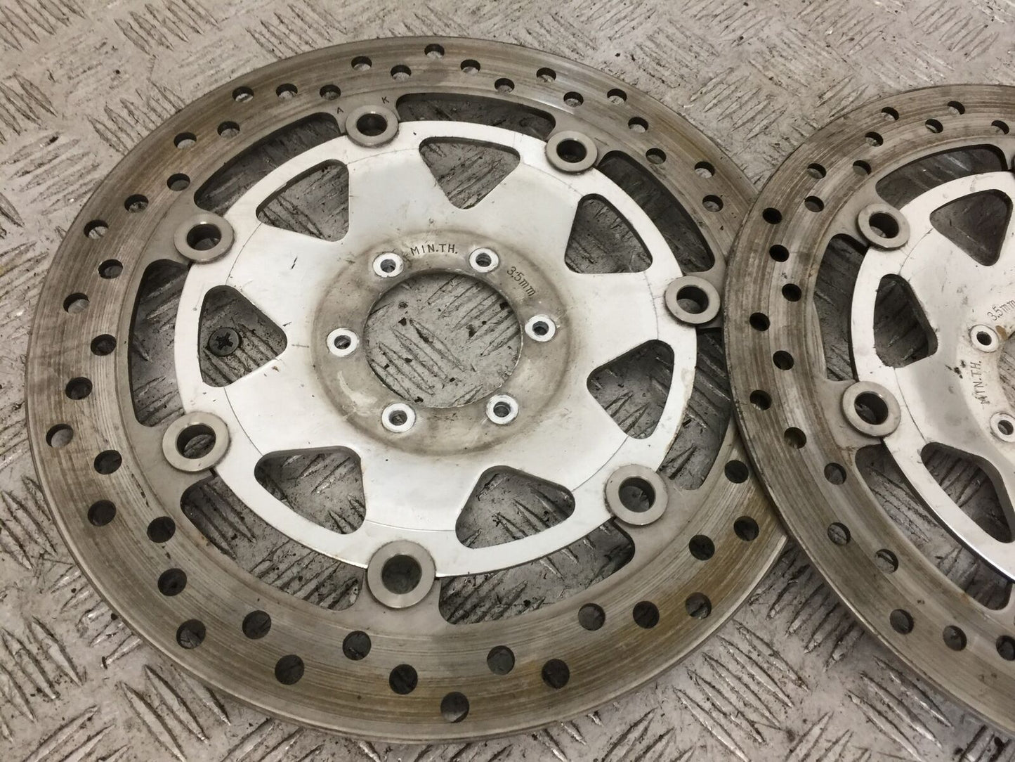 HONDA GL1800 GL 1800 FRONT BRAKE DISCS   YEAR 2004-10 ABS (STOCK 890)