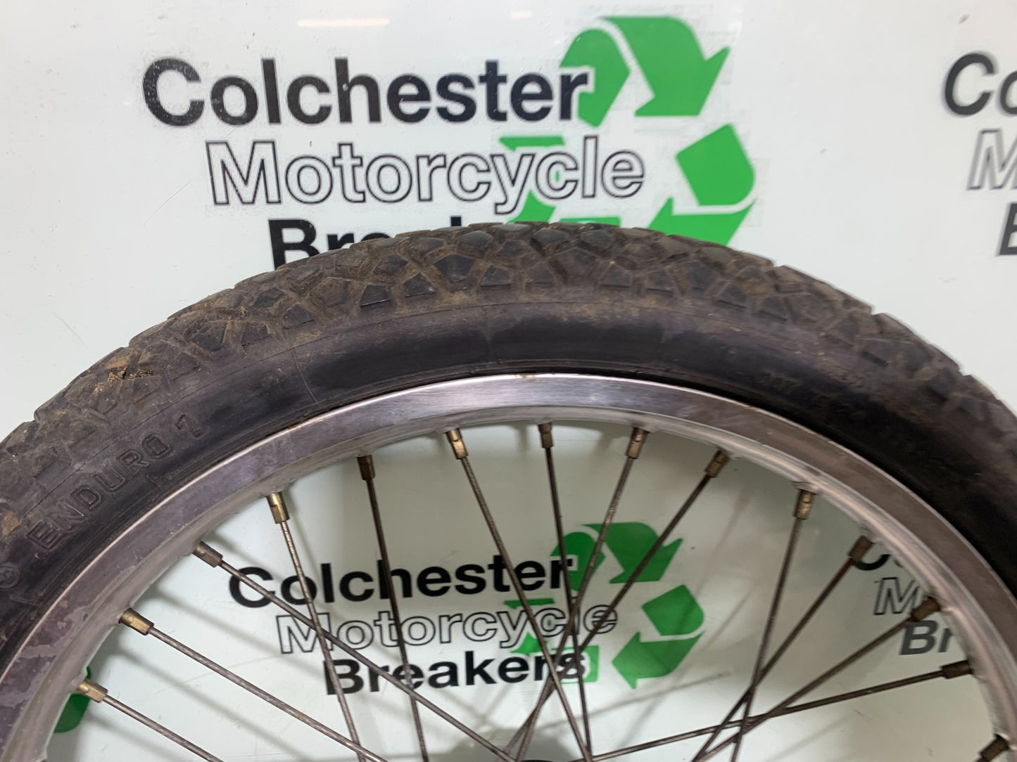 KAWASAKI KLR250 KLR 250 FRONT WHEEL   YEAR 1984-2001 (CMB1225)