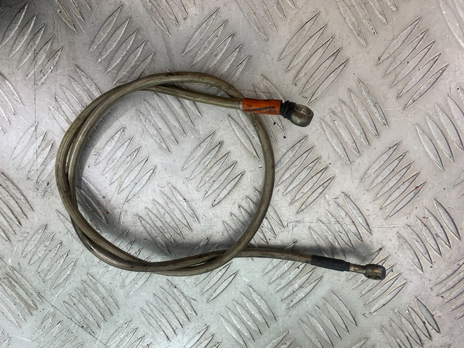 YAMAHA XV535 XV 535 VIRAGO BRAIDED FRONT BRAKE LINE   YEAR 1994-02 (CMB1162)