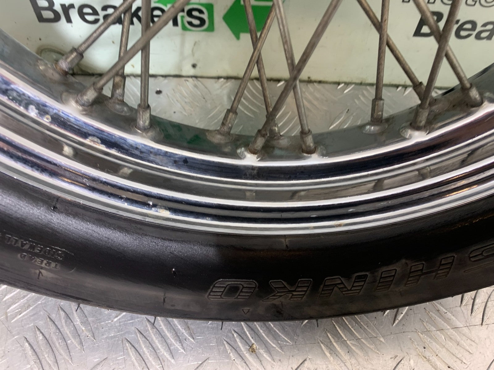 HONDA VT750 SHADOW FRONT WHEEL   YEAR 2003-2004 (CMB1265)