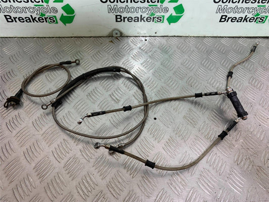 KAWASAKI ZZR1100 D BRAIDED LINE SET YEAR 1993-2001 (CMB1189)