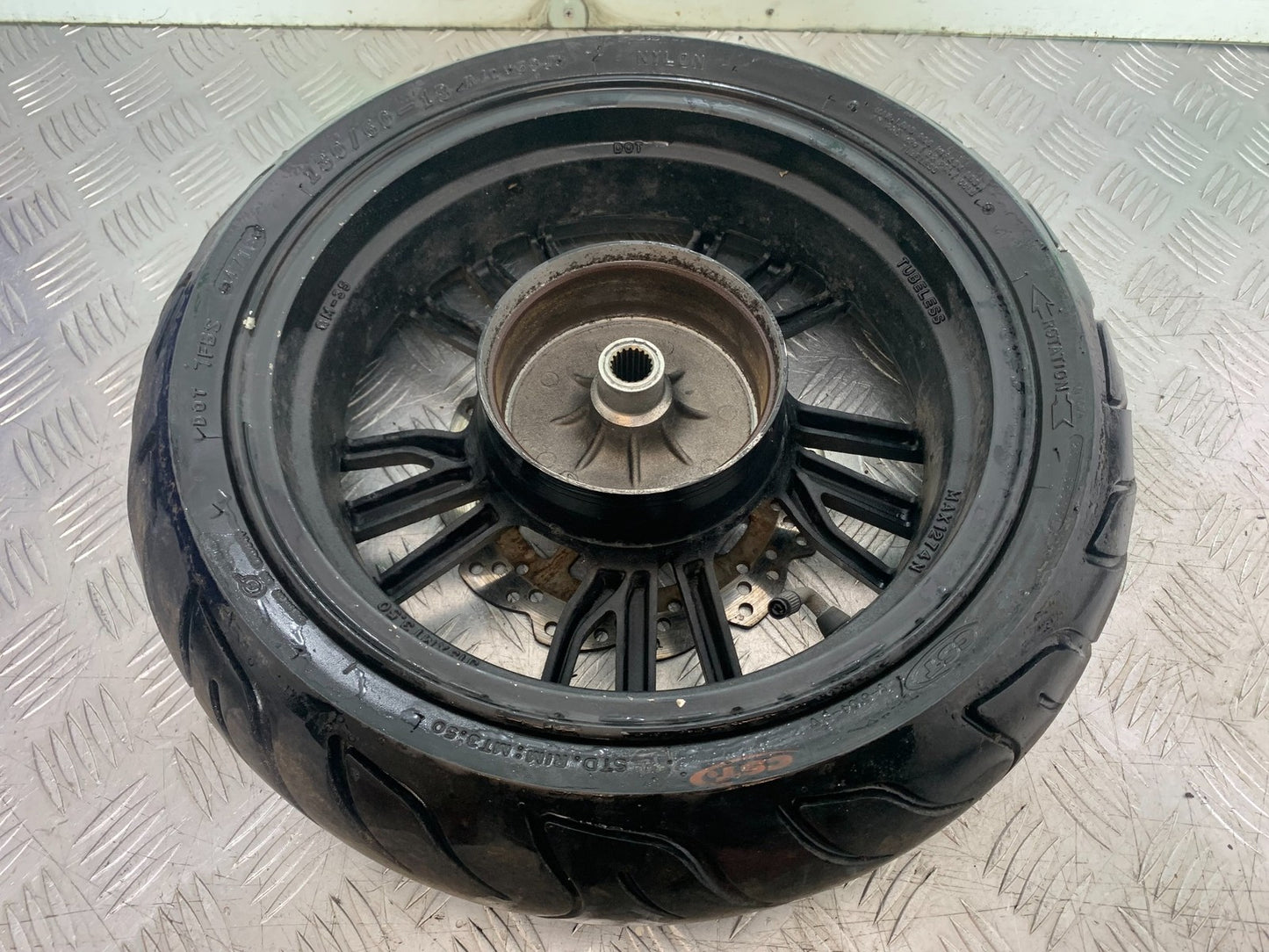 NECO ALEXONE 125 REAR WHEEL  YEAR 2016-2022  (CMB1273)