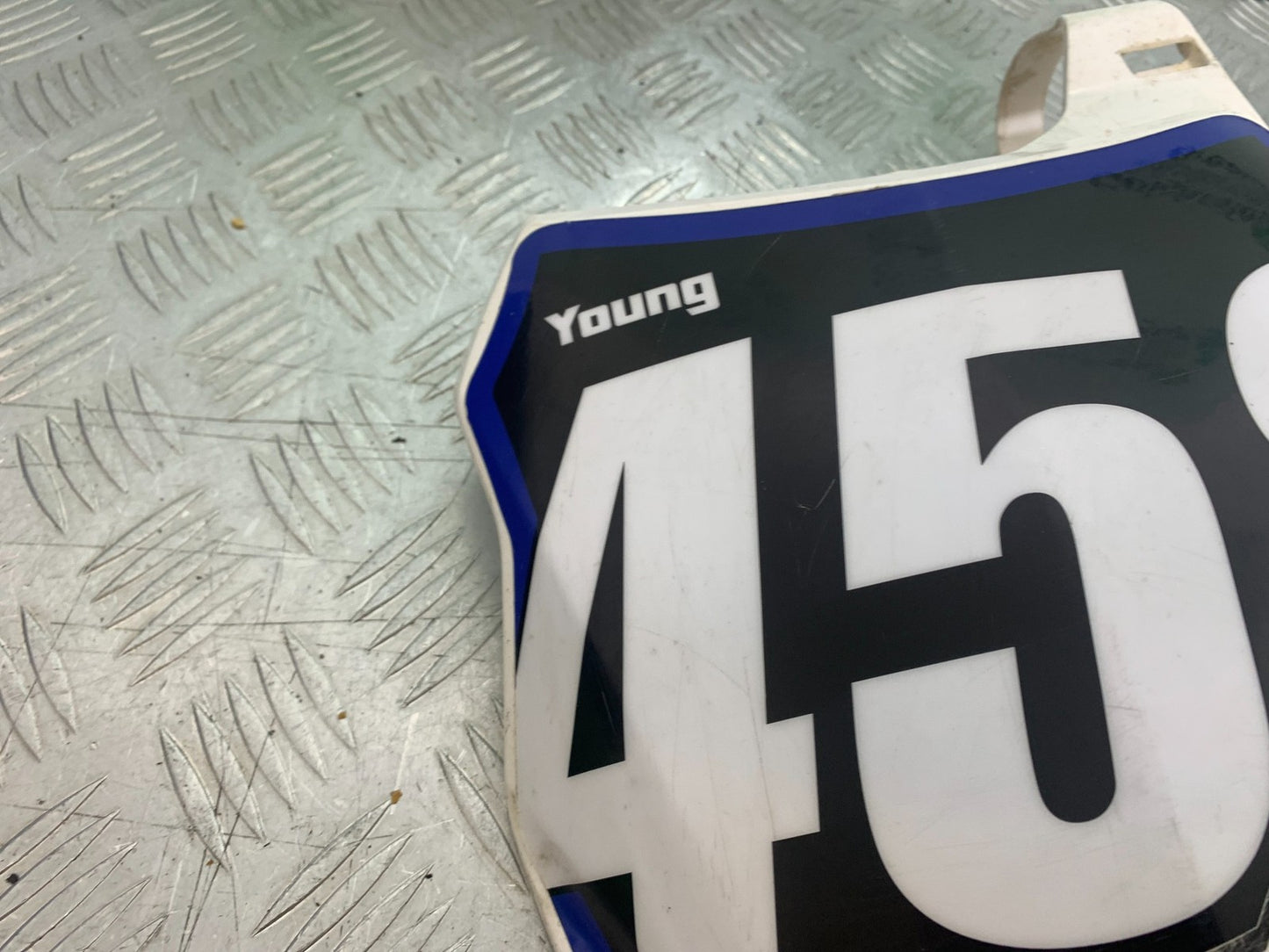 KAWASAKI KXF450 KXF 450 FRONT NUMBER BOARD   YEAR 2013 CMB1217)