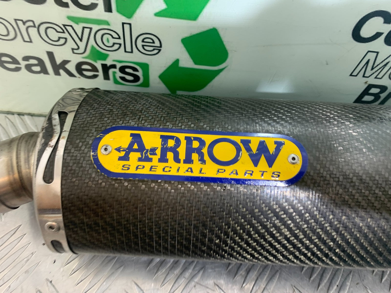 APRILIA RSV1000 R FACTORY MILLE ARROW CARBON SILENCERS   2004-09 (CMB1203)