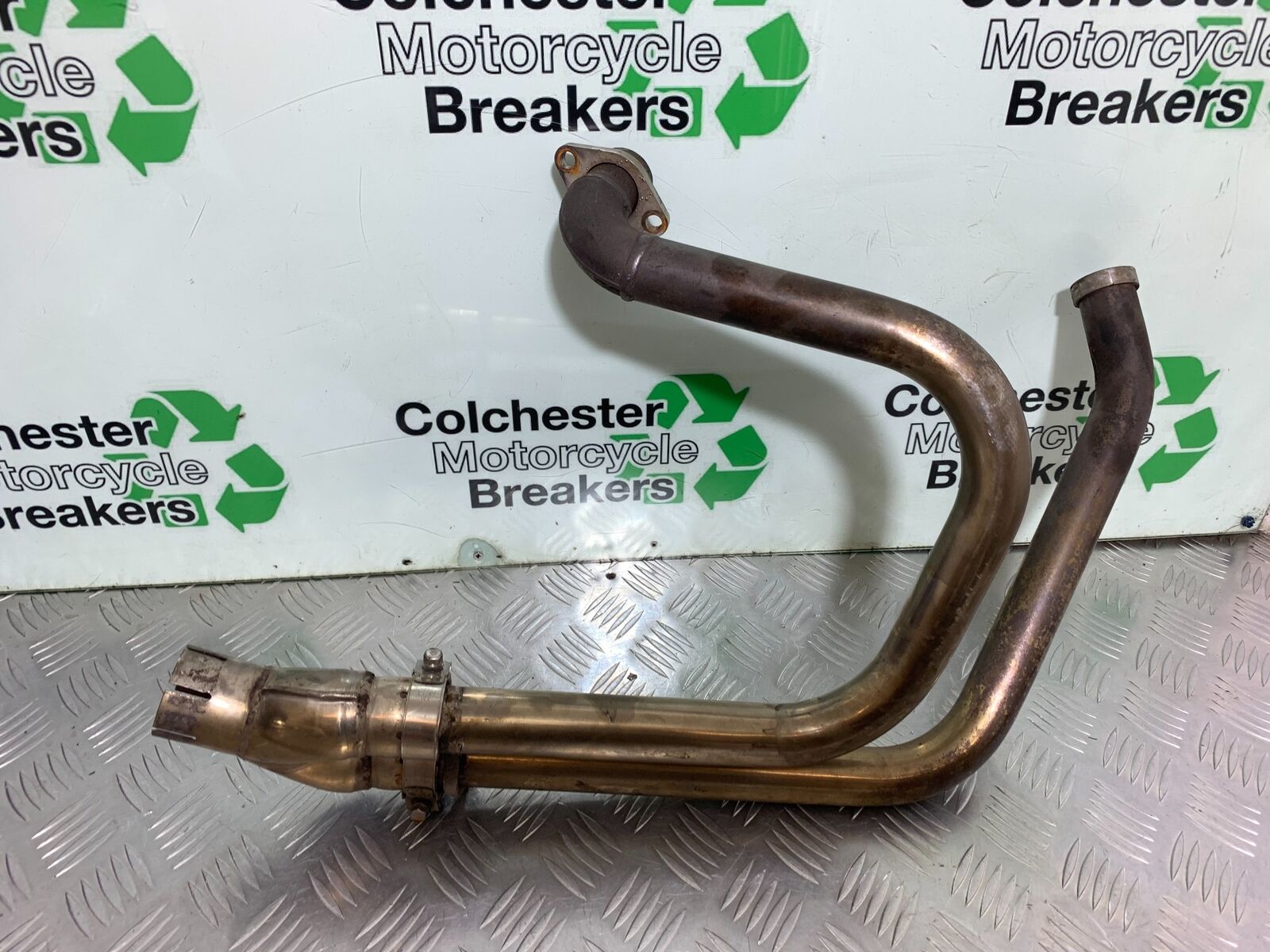 HONDA NTV 650 REVERE DELKEVIC EXHAUST  YEAR 1988-1996 (CMB1025))