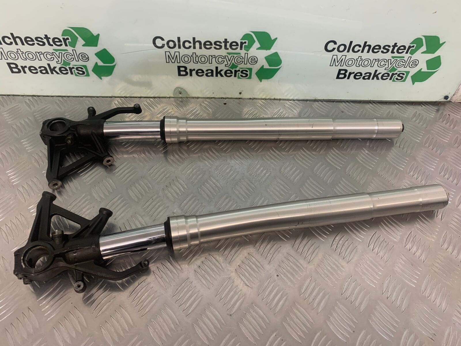 KAWASAKI ZX6R ZX6 R FORKS (SOLD AS PARTS)  YEAR 2007 2008 (STOCK 973)