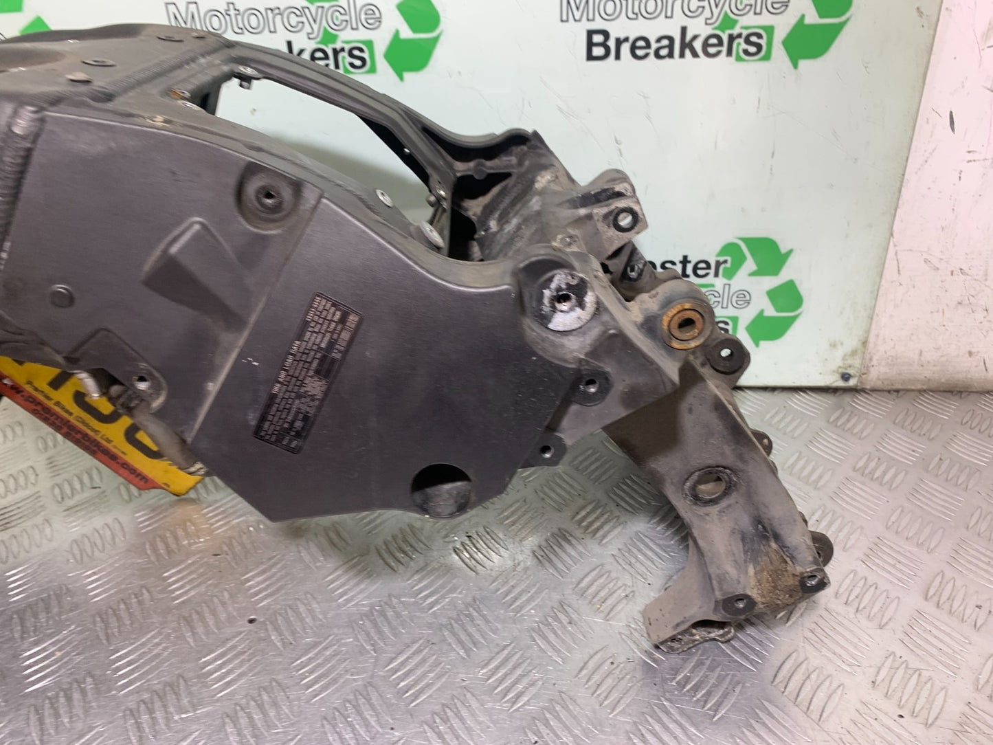 KAWASAKI GTR1400 GTR 1400 FRAME REG LOG BOOK  YEAR 2007-2009 (CMB1306)