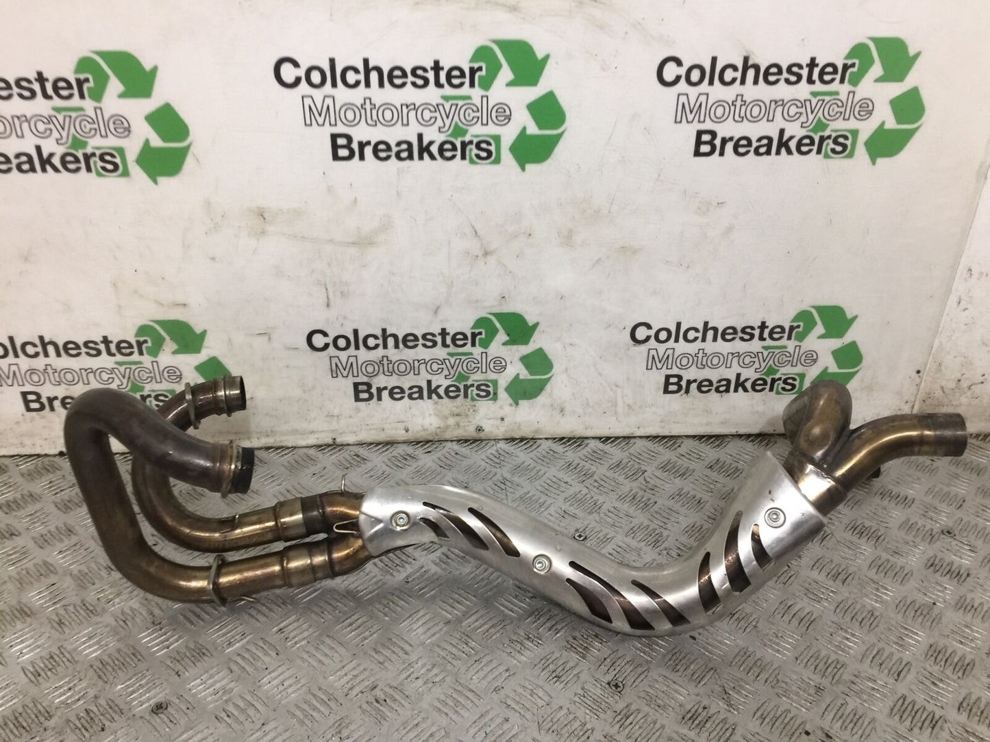 HUSQVARNA TE 610 E EXHAUST DOWNPIPES YEAR 2001 (STOCK 803)