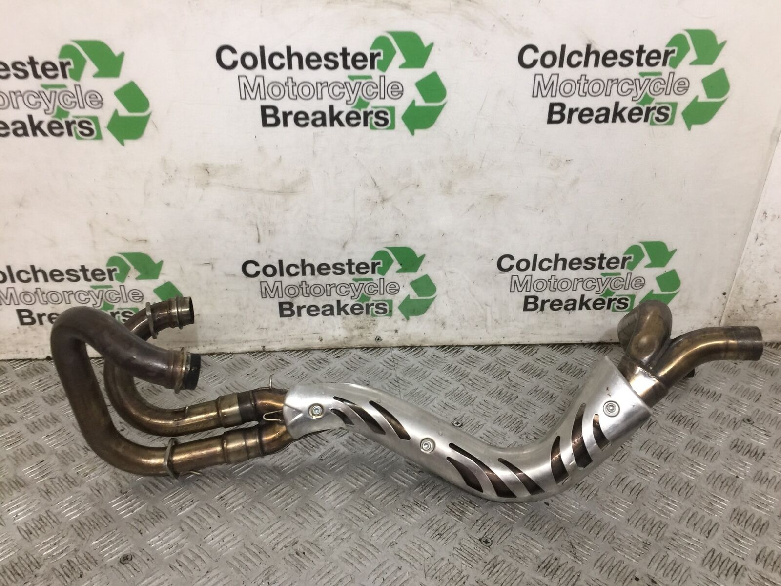 HUSQVARNA TE 610 E EXHAUST DOWNPIPES YEAR 2001 (STOCK 803)