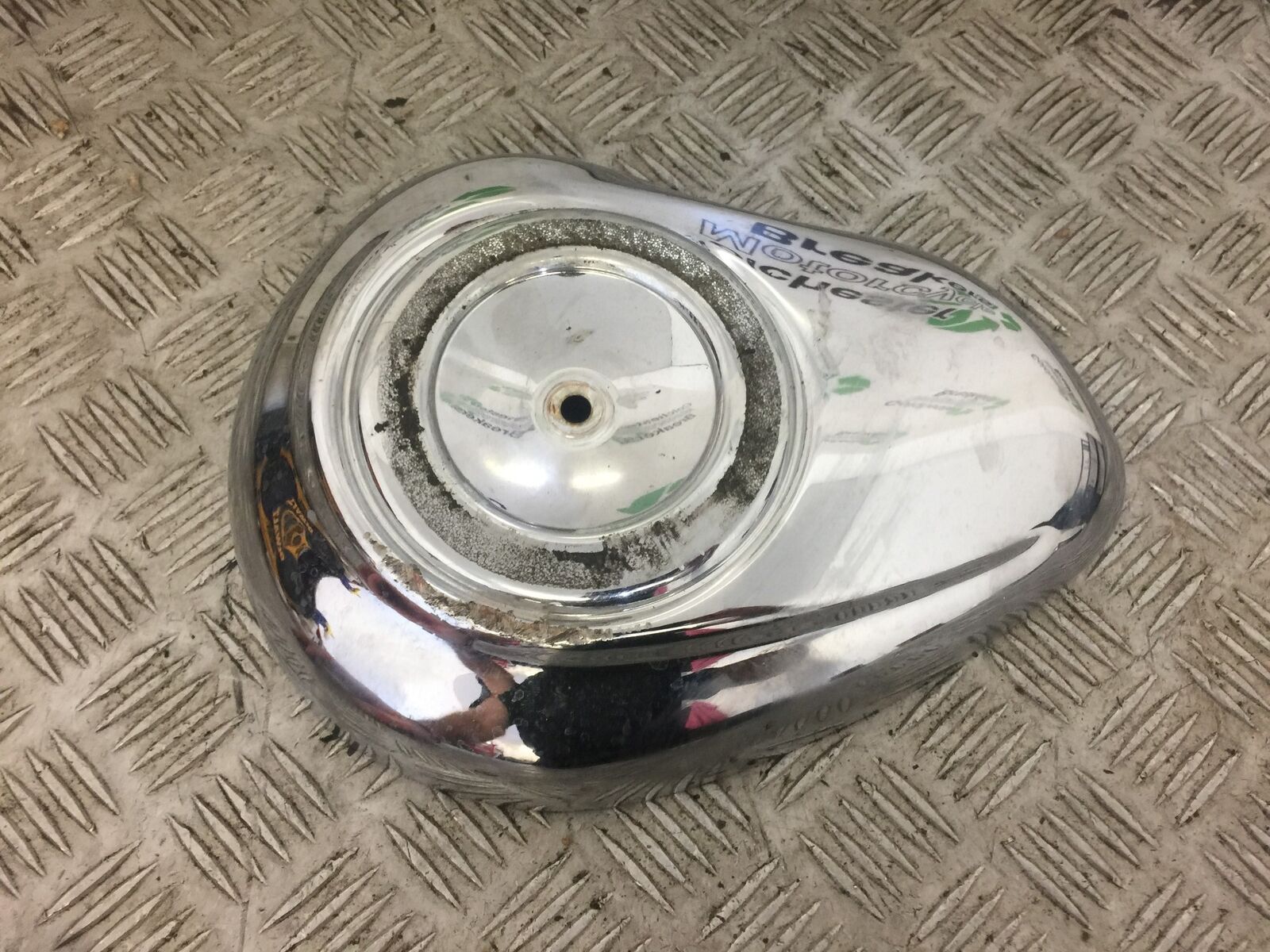 HARLEY DAVIDSON FXDC DYNA SUPER GLIDE CHROME AIR BOX COVER YEAR 2012 STOCK 436