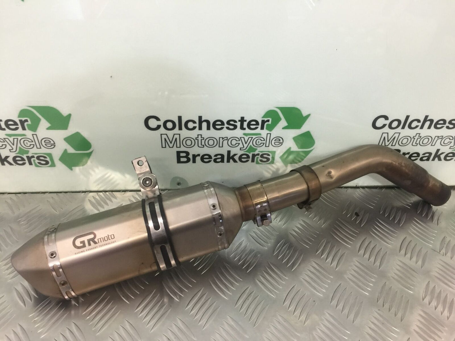 TRIUMPH TIGER 800 XRT GR MOTO SILENCER  YEAR 2015-2017  (STOCK 920)