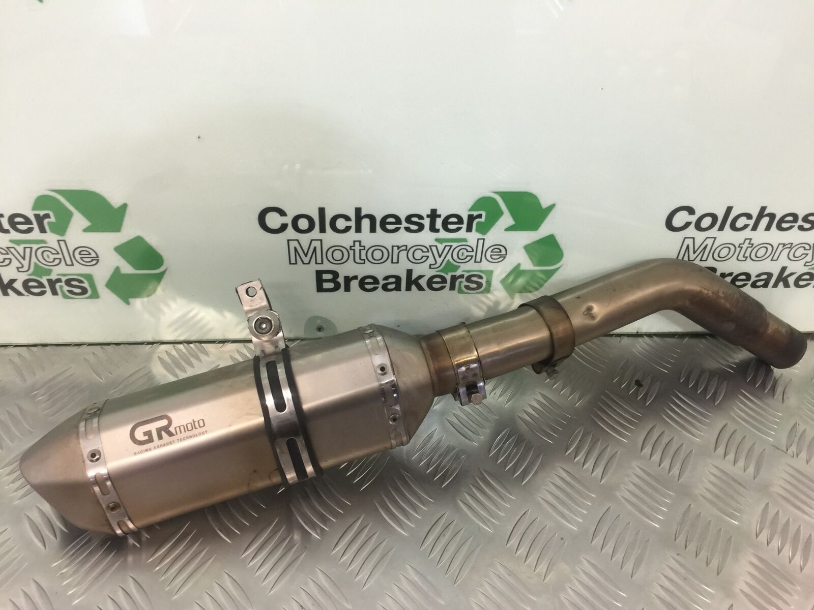 TRIUMPH TIGER 800 XRT GR MOTO SILENCER  YEAR 2015-2017  (STOCK 920)