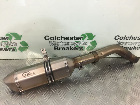 TRIUMPH TIGER 800 XRT GR MOTO SILENCER  YEAR 2015-2017  (STOCK 920)
