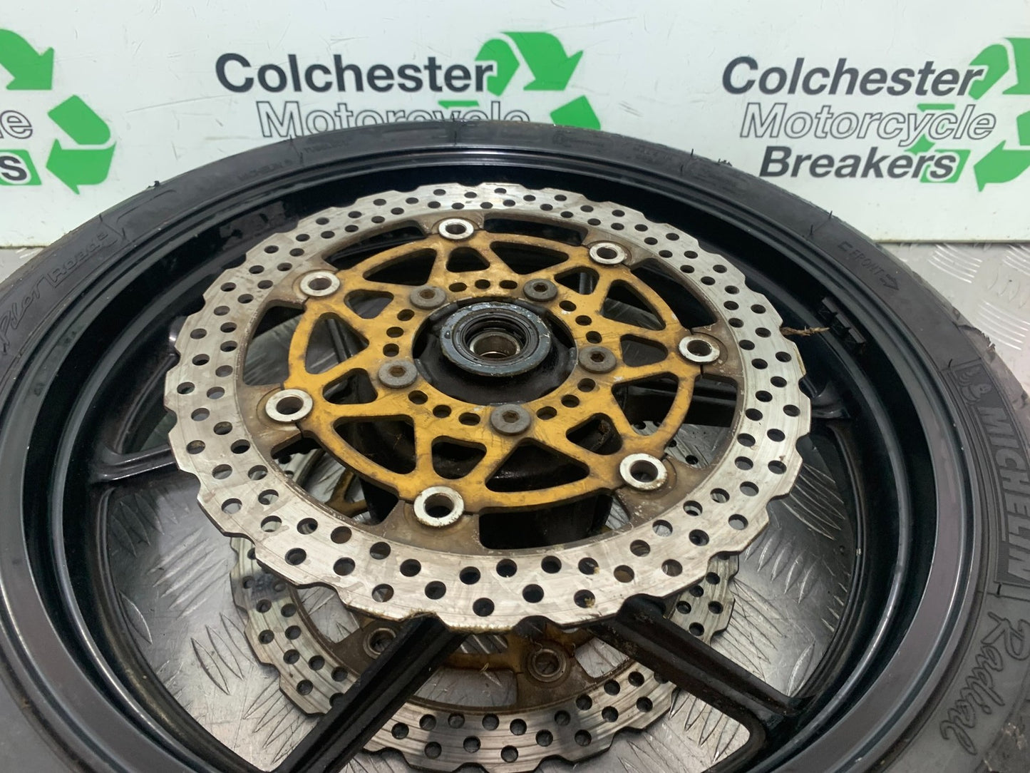 KAWASAKI ER6 F ER6F FRONT WHEEL AND DISCS YEAR 2005-2008 (CMB1277)