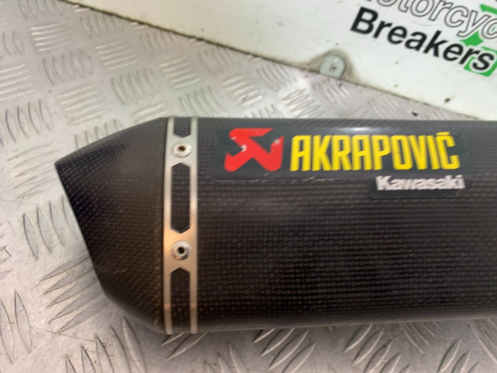 KAWASAKI ZX10R ZX10 R AKRAPOVIC CARBON SILENCER   2008-2010 (CMB1301)