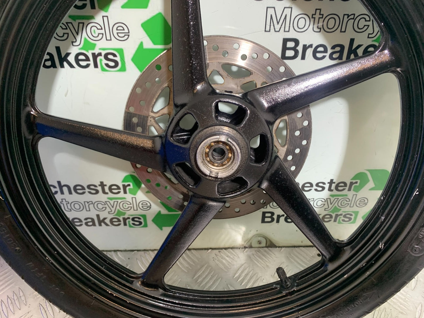 YAMAHA YBR125 YBR 125 FRONT WHEEL AND DISC  YEAR 2010-2017 (CMB1252)