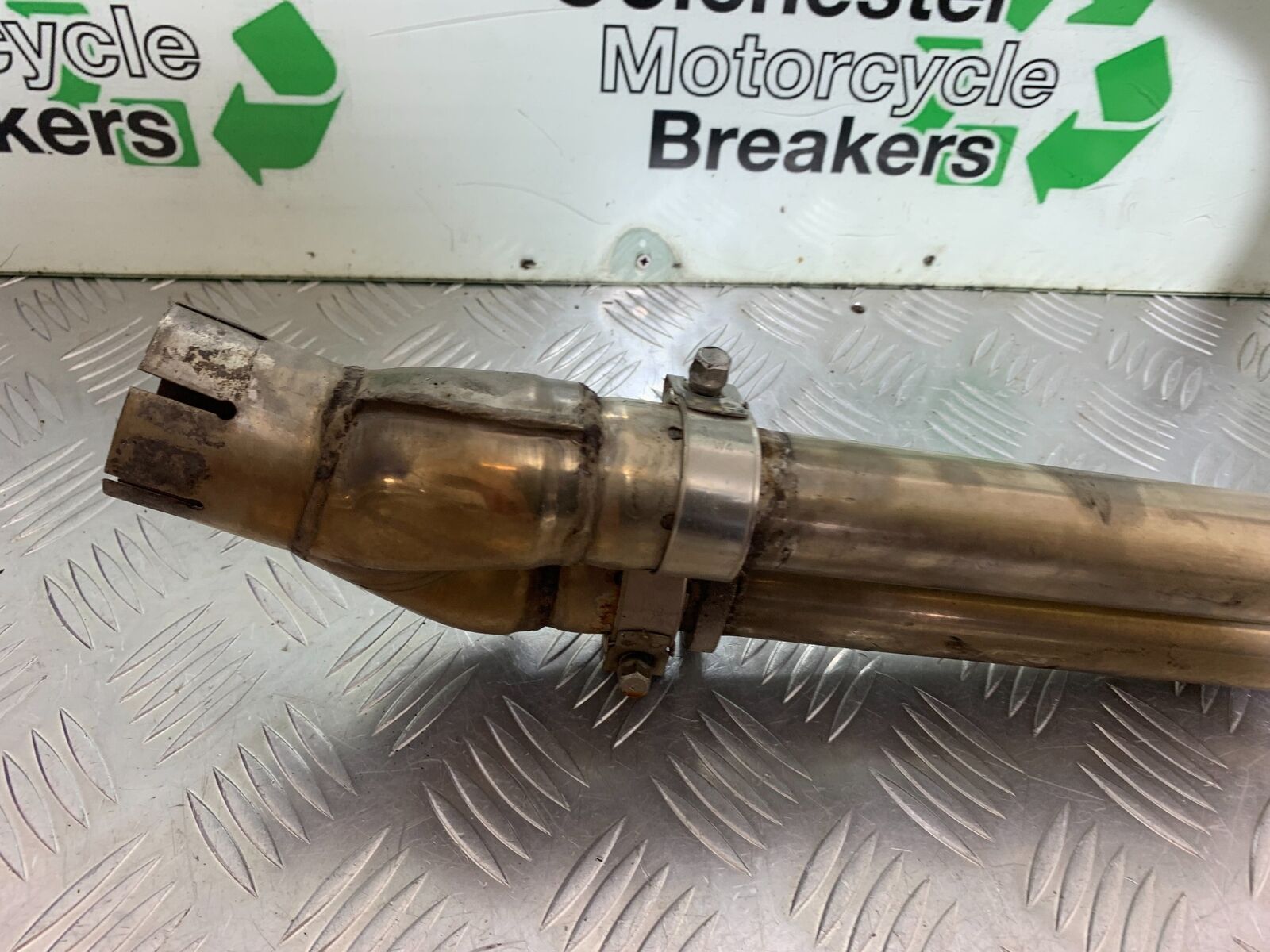 HONDA NTV 650 REVERE DELKEVIC EXHAUST  YEAR 1988-1996 (CMB1025))