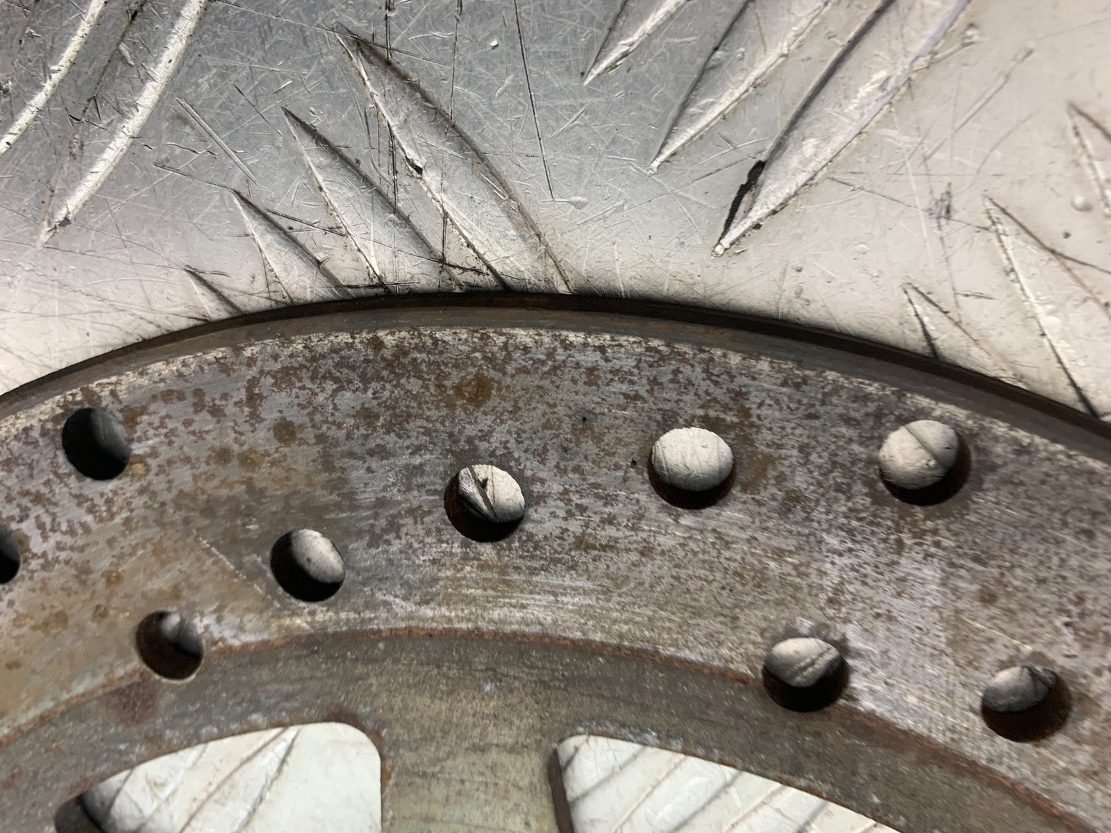 HONDA NTV 600 REVERE REAR BRAKE DISCS   YEAR 1988-1996  (CMB1281)