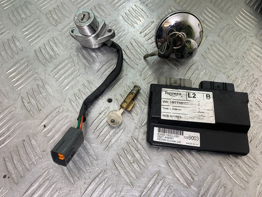 TRIUMPH THUNDERBIRD 1600 ECU LOCKS KEY  YEAR 2011 (CMB1107)