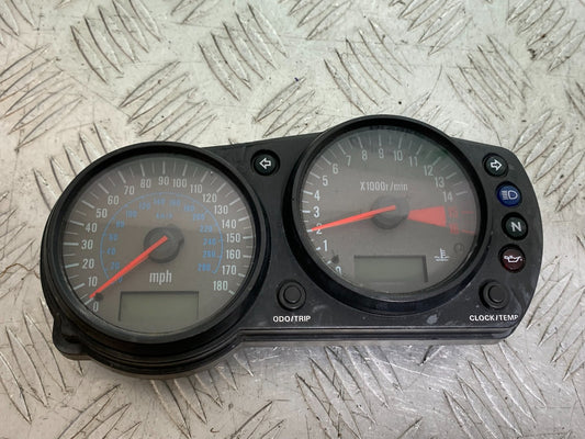 KAWASAKI ZX6R ZX6 J CLOCKS SPEEDO DASH YEAR 2000 (CMB1312)