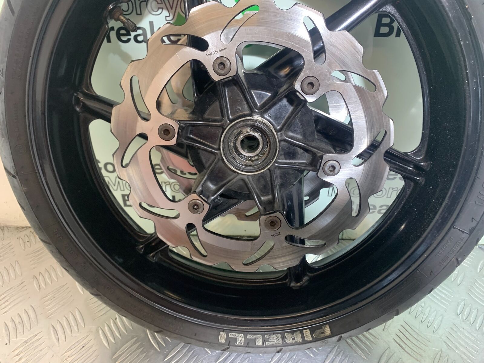 HONDA CBR600 CBR 600 F2 FRONT WHEEL AND DISCS   YEAR 1991-1994(CMB1133)