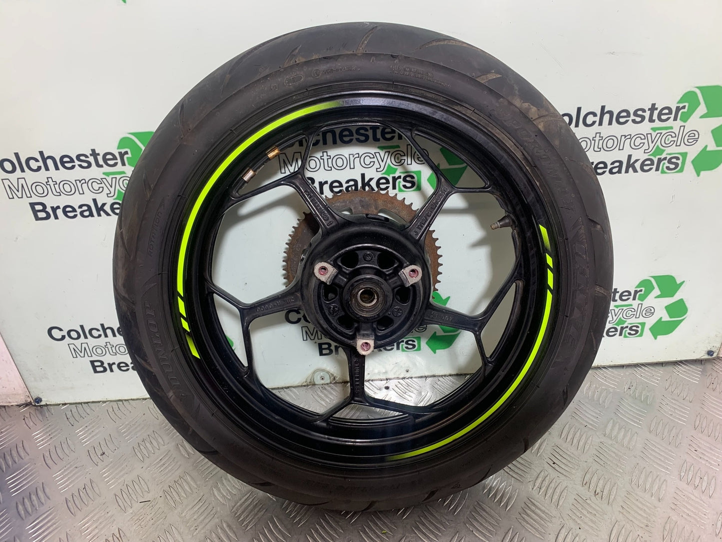 KAWASAKI Z125 Z 125 REAR WHEEL   YEAR  2018-2023 (CMB1167)