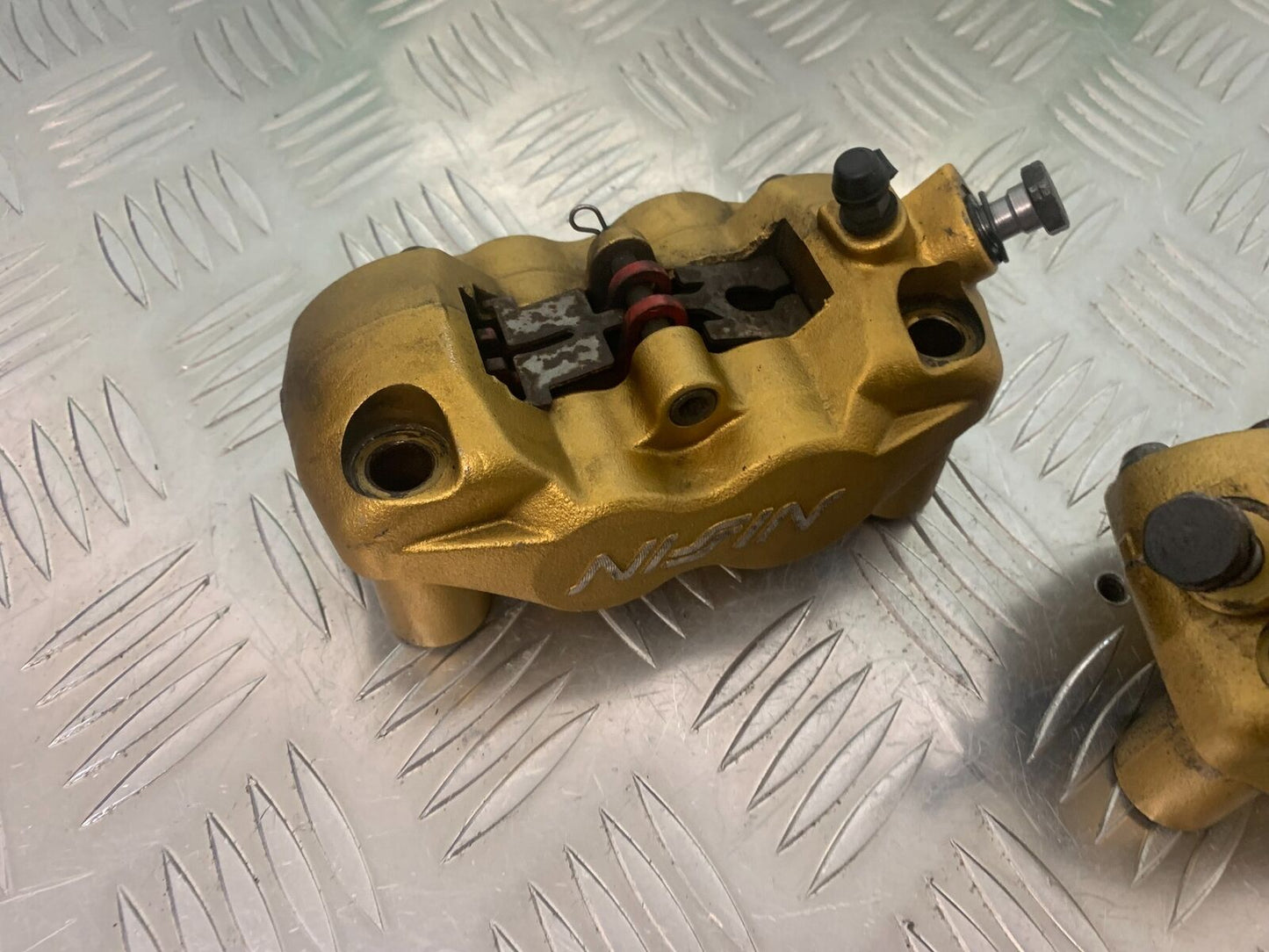 TRIUMPH 675 STREET TRIPLE RX FRONT CALIPERS  YEAR 2015-2017  (STOCK 971)