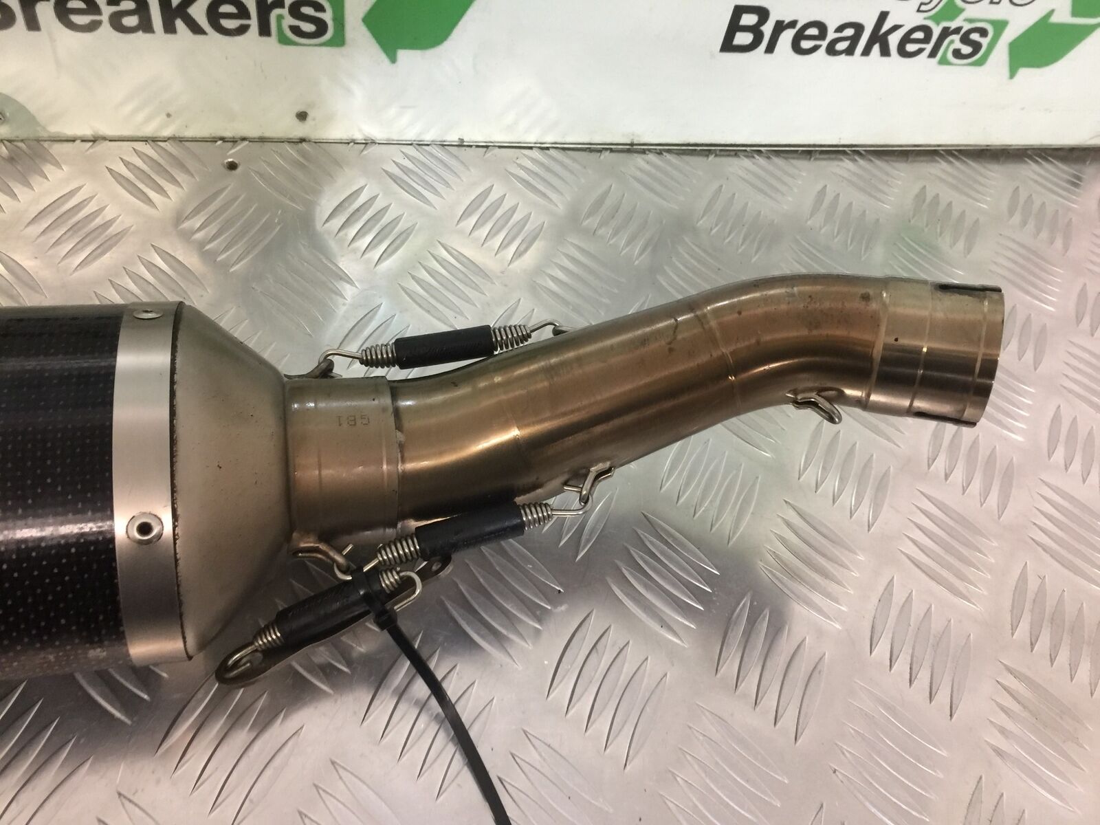 KAWASAKI ZX10R ZX10 R AKRAPOVIC SILENCER  YEAR 2004-2005 (STOCK 932)